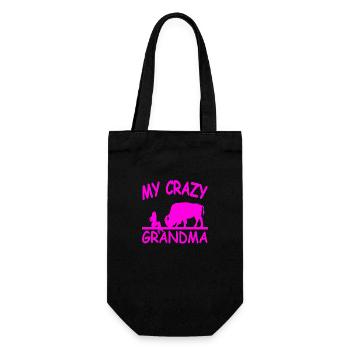 Granny - Gift Bag for Bottles - black - Front