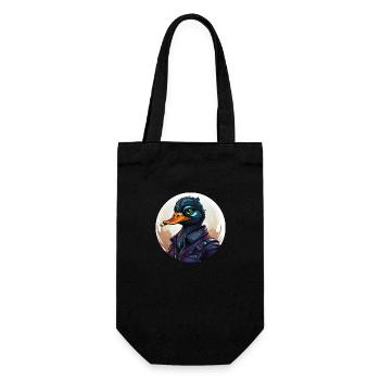 Canard au cigare - Sac à bouteille - noir - Devant