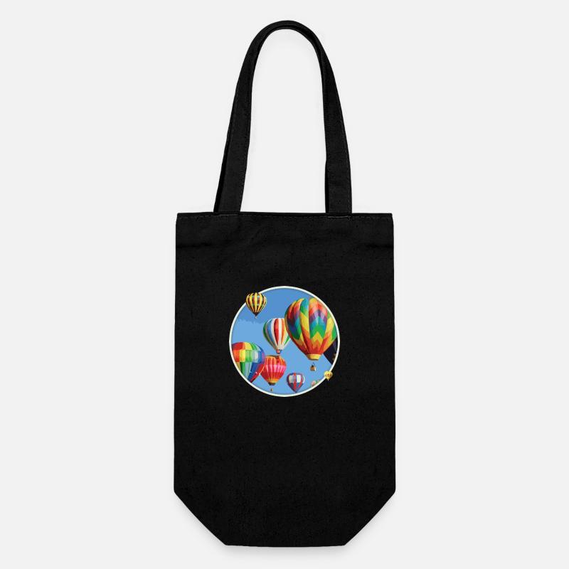 Balloon - Gift Bag for Bottles - black