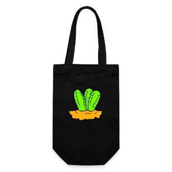 3 Plantes de cactus Épineux Cactus épineux Désert - Sac à bouteille - noir - Devant