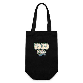 1939 retro idée cadeau - Sac à bouteille - noir - Devant
