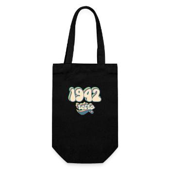 1942 retro idée cadeau - Sac à bouteille - noir - Devant