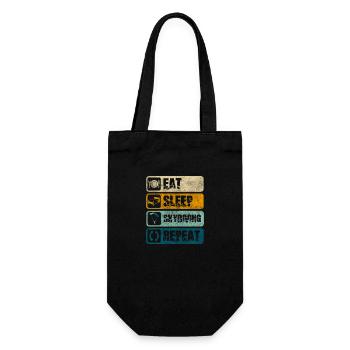 Skydive Sky Altitude Paragliding - Gift Bag for Bottles - black - Front