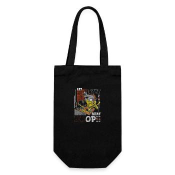 Disc Jockey Music Crowd Life - Gift Bag for Bottles - black - Front