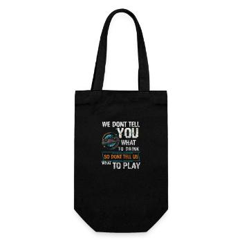 Disc Jockey Passion - Gift Bag for Bottles - black - Front
