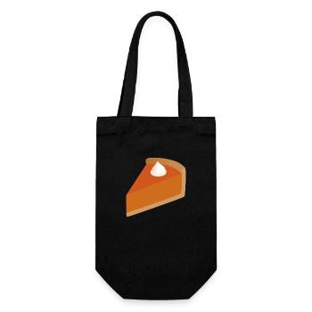 Pumpkin Pie - Gift Bag for Bottles - black - Front