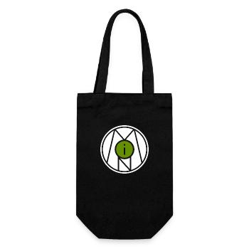 Moin symbole signe timbre - Sac à bouteille - noir - Devant