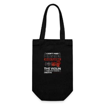 Violin Instrument Violin Player Exercise - Gift Bag for Bottles - black - Front