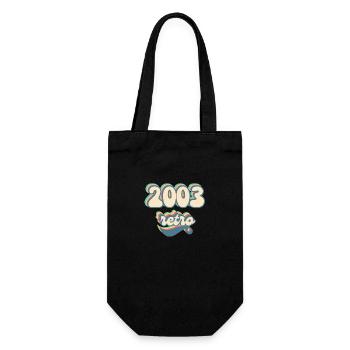 2003 retro idée cadeau - Sac à bouteille - noir - Devant