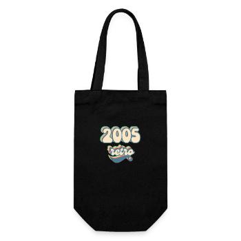 2005 retro idée cadeau - Sac à bouteille - noir - Devant
