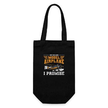 Airplane Hobby Aviator Flight - Gift Bag for Bottles - black - Front