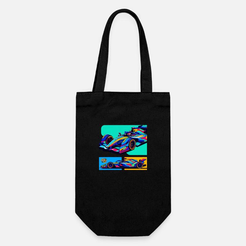 Formule Car Popart - Sac à bouteille - noir
