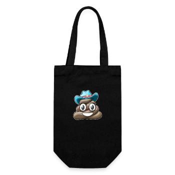 Cow Boy Pile off Poo - Gift Bag for Bottles - black - Front