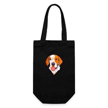 Dog Owner Puppy Master - Gift Bag for Bottles - black - Front