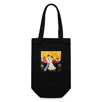 Tanzen, tanzen! - Geschenkbeutel für Flaschen - Schwarz - Vorne