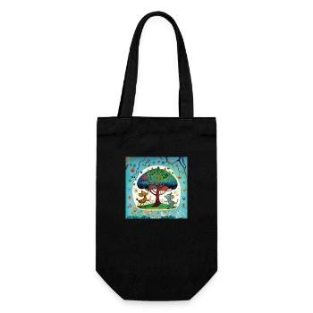 L’arbre de vie - Sac à bouteille - noir - Devant