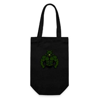 Bear Comic Fit - Gift Bag for Bottles - black - Front