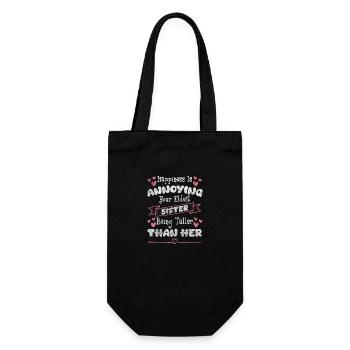 Sibling Love Life Dear Children - Gift Bag for Bottles - black - Front