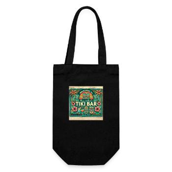 Mum & Dads Tiki Bar - Gift Bag for Bottles - black - Front