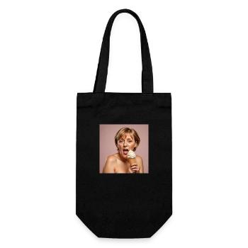 Angela 2 - Geschenkbeutel für Flaschen - Schwarz - Vorne