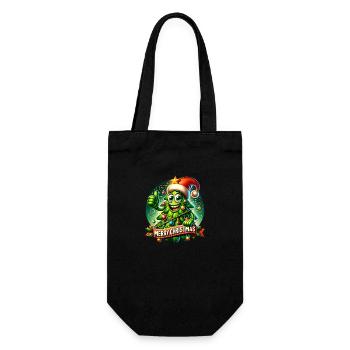 Le sapin de noel - Sac à bouteille - noir - Devant