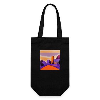 Such a desert - Gift Bag for Bottles - black - Front