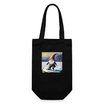 Winter Winter - Geschenkbeutel für Flaschen - Schwarz - Vorne