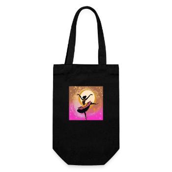 Dancing sound - Gift Bag for Bottles - black - Front
