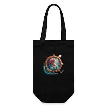 Poisson signe astrologique - Sac à bouteille - noir - Devant