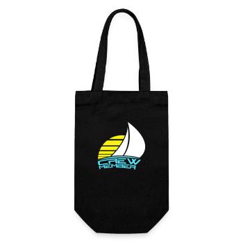 Membre d’équipage Texte Soleil Membre de l’équipe Équipage de voile Plaisir - Sac à bouteille - noir - Devant
