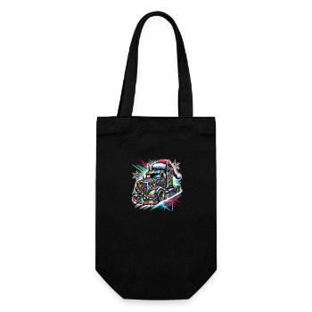 Cool Christmas Truck Truck Driver - Gift Bag for Bottles - black - Front