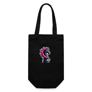 Chess Piece Knight Horse Chess - Gift Bag for Bottles - black - Front