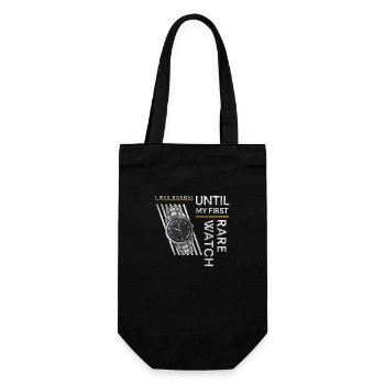 Watch Collector Lifestyle Time Oldschool - Gift Bag for Bottles - black - Front