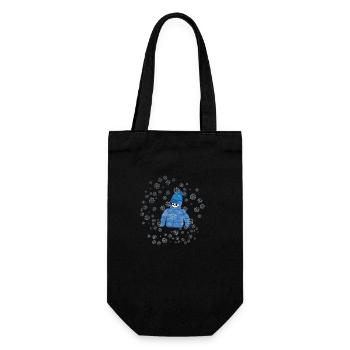 Squelette bien trop froid - Sac à bouteille - noir - Devant