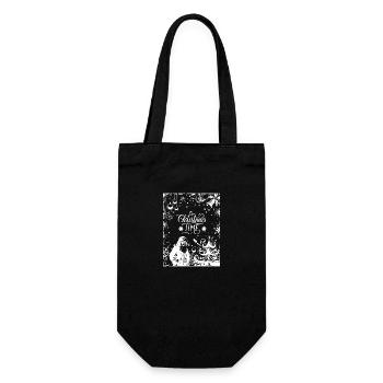 CHRMS TIME - Geschenkbeutel für Flaschen - Schwarz - Vorne