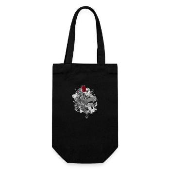 Asia Samurai Legends Aikido - Gift Bag for Bottles - black - Front