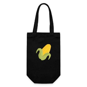 corn from the cob - Gift Bag for Bottles - black - Front