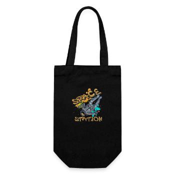 Spray Can Street Art Street Eye-catching - Gift Bag for Bottles - black - Front