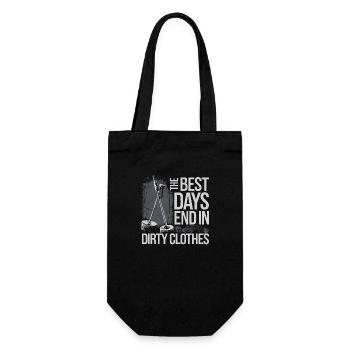 Discover adventures in the ground - Gift Bag for Bottles - black - Front