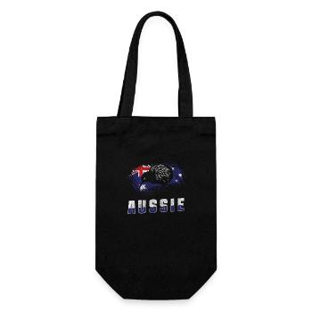 Outback Animals Holiday Country - Gift Bag for Bottles - black - Front