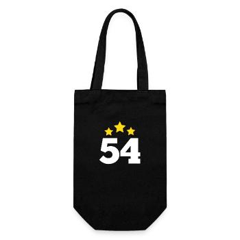 54 Years Star - 54th Anniversary Gift - Gift Bag for Bottles - black - Front