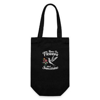 Kolibri Nature Love Nature - Gift Bag for Bottles - black - Front