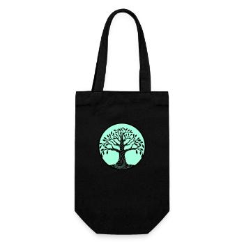 Tree of Life - Gift Bag for Bottles - black - Front