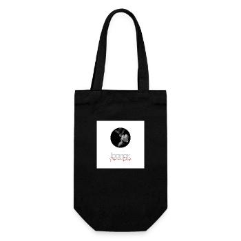 Black an Red Performance Design by looner. - Gift Bag for Bottles - black - Front