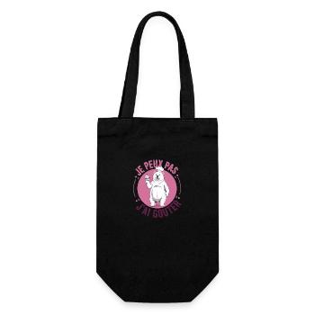 je peux pas j'ai gouter - Sac à bouteille - noir - Devant