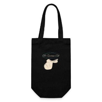 Pferdesattel The Equestrian Edit - Geschenkbeutel für Flaschen - Schwarz - Vorne