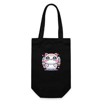 CHAT KAWAII <3 - Sac à bouteille - noir - Devant