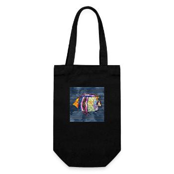 Poisson - Sac à bouteille - noir - Devant
