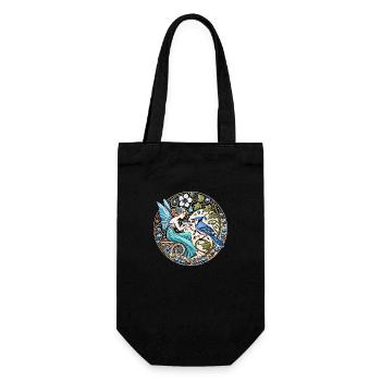 Bluejay Fairy - Gift Bag for Bottles - black - Front