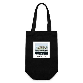 Brighton - Gift Bag for Bottles - black - Front
